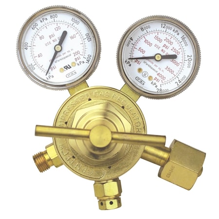 Gentec LINE REGULATORS, Line Regulator, Light Dty., Inert Gases 152LIN-125